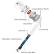 i9 Touch Wireless TWS Bluetooth 5.0 Sport Headset with Charging Box (White) - 6