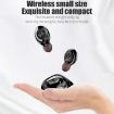 XG-8 TWS Bluetooth Earphone with Digital Display & Charging Box - Blue - 6