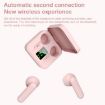 ETE-16 TWS Semi-In-Ear Bluetooth Earphones with Digital Display - White - 5