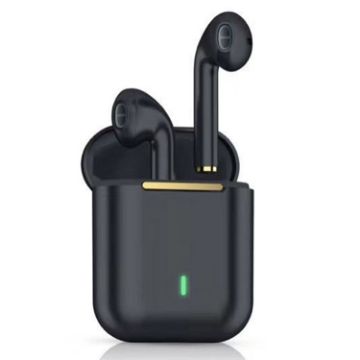 J18 Bluetooth 5.0 TWS Wireless Earphones with Charging Box - Black - 1