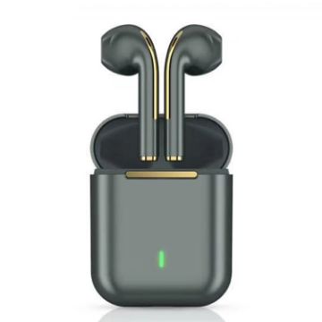 T&G J18 Bluetooth 5.1 TWS Wireless Earphones with Charging Box - Green - 1
