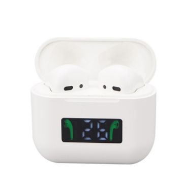 Pro 8 TWS Mini Wireless Bluetooth Earphone, In-ear Touch, White Display - 1