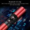 S2 Ear-in TWS Bluetooth V5.0 Wireless Earphones - Red Drawer Type - 9