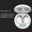 J1 TWS Bluetooth V5.0 Wireless Earphones with LED Charging Box - White - 4