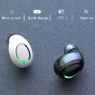 MD06 Mini In-ear TWS Wireless Bluetooth Earphone with Touch Display (White) - 3
