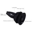 Universal Car Air Vent Phone Holder - Silicone Sucker, Black, For Smartphones - 4