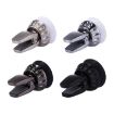 Universal Car Air Vent Phone Holder - Silicone Sucker, Black, For Smartphones - 9