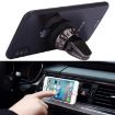 Universal Car Air Vent Phone Holder - Silicone Sucker, Bronze, For Smartphones - 1