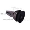 Universal Car Air Vent Phone Holder - Silicone Sucker, Bronze, For Smartphones - 4
