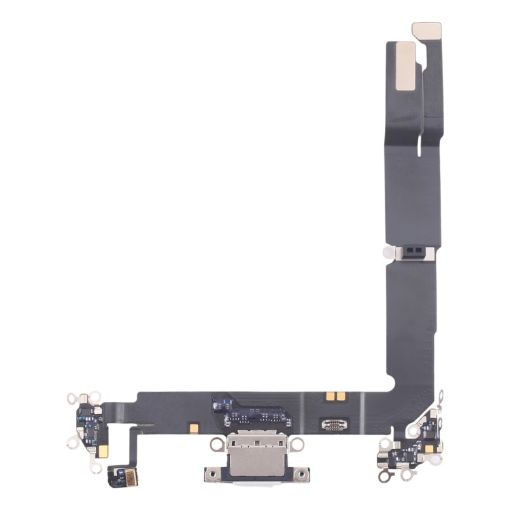 iPhone 16 Plus Charging Port Flex Cable White - Original Replacement - 1