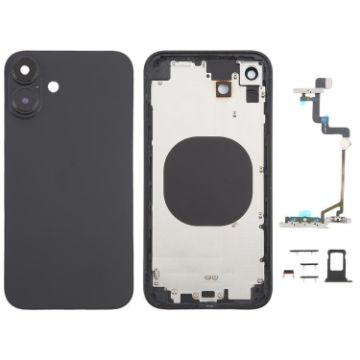 iPhone XR Black Back Cover with iP16 Appearance Imitation - 1