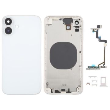 iPhone XR Back Cover - iP16 Appearance Imitation (White) - 1