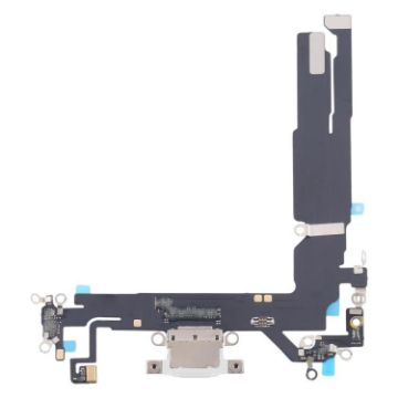 iPhone 16 Charging Port Flex Cable - White Replacement Part - 1