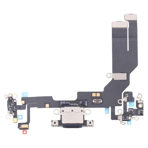 iPhone 16e Charging Port Flex Cable Black - Replacement Part - 1