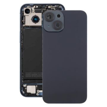 iPhone 14 China Version Battery Back Cover with Frame - Black - 1