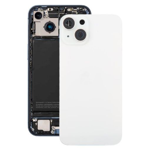 iPhone 14 China Version Battery Back Cover & Frame - White - 1