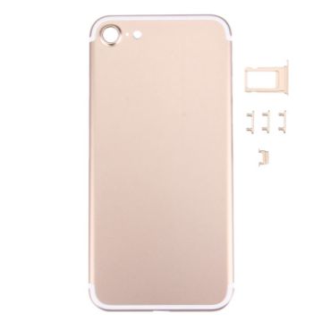 iPhone 7 Gold Full Assembly: Back Cover, Card Tray, Buttons, Mute Switch - 1