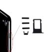 iPhone 7 Black Card Tray, Volume Control, Power Button & Mute Switch Key - 1