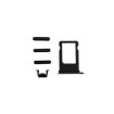 iPhone 7 Black Card Tray, Volume Control, Power Button & Mute Switch Key - 2