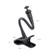 Flexible Arm Desktop Rod Stand for Action Camera & Phone - Black - 2