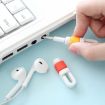 Earphone Headphone Wire Cable Protective Cover Winder - 100 PCS, Random Color - 5