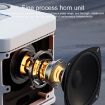 YS-203 Gold Bluetooth Karaoke Speaker with Wireless Microphone - 4