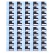 iPhone 7 Plus LCD Back Metal Plate Stickers - 50 PCS - 1