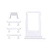 iPhone 7 Plus Silver Card Tray, Volume Control, Power & Mute Switch Keys - 2