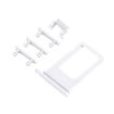 iPhone 7 Plus Silver Card Tray, Volume Control, Power & Mute Switch Keys - 4
