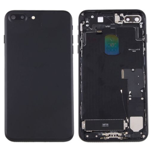 iPhone 7 Plus Battery Back Cover Assembly with Card Tray - Black - 1