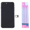 iPhone 7 Plus Battery Back Cover Assembly with Card Tray - Black - 6