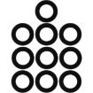 iPhone 8 Back Camera Lens Replacement - 10 PCS Pack - 2