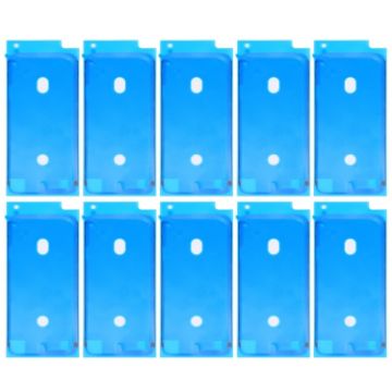 iPhone 8 LCD Frame Bezel Adhesive Stickers 10 PCS Waterproof White - 1
