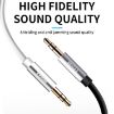 IVON CA55 1m White 3.5mm Male to Male AUX Audio Cable - 3