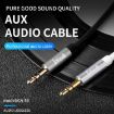 IVON CA55 1m White 3.5mm Male to Male AUX Audio Cable - 7