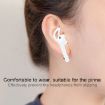 2pcs White Silicone Ear Caps Earpads for Apple AirPods Wireless Earphone - 5