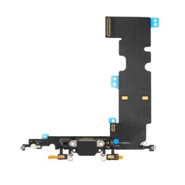 iPhone 8 Plus Charging Port Flex Cable (Black) Replacement Part - 1