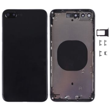 iPhone 8 Plus Back Housing Cover - Black Replacement Part - 1
