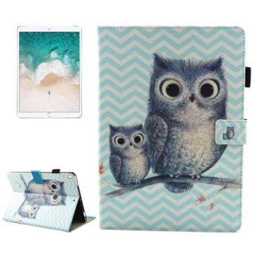 iPad Pro 10.5" Wave Owl Leather Case with Holder & Card Slots - 1