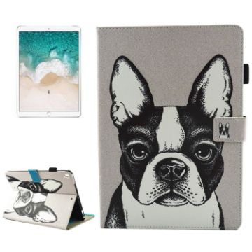 Bulldog Pattern Leather Case for iPad Pro 10.5" with Holder & Card Slots - 1