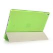 Green Leather Case for iPad Pro 10.5/Air 2019 with Holder - Pure Color Flip - 4