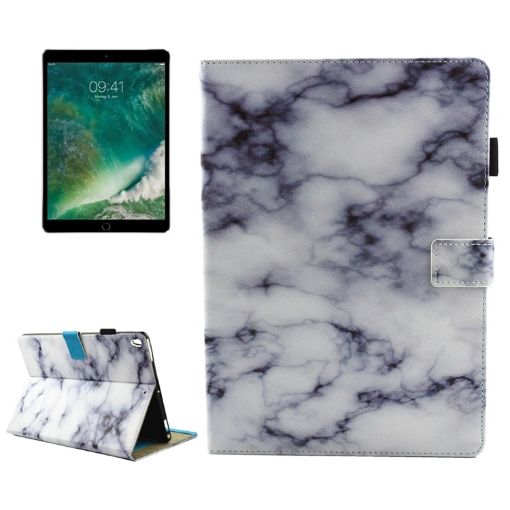 iPad Pro 10.5" Marble Flip Leather Case with Holder & Wallet Slots - 1
