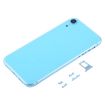 iPhone XR Blue Back Housing Cover with Camera Lens & SIM Tray & Keys - 2