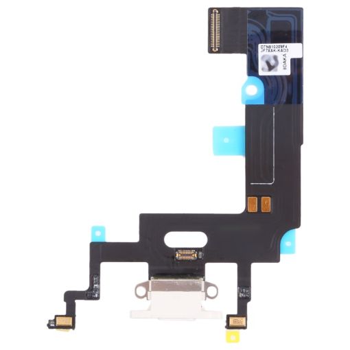 iPhone XR Charging Port Flex Cable (White) - Original Replacement - 1
