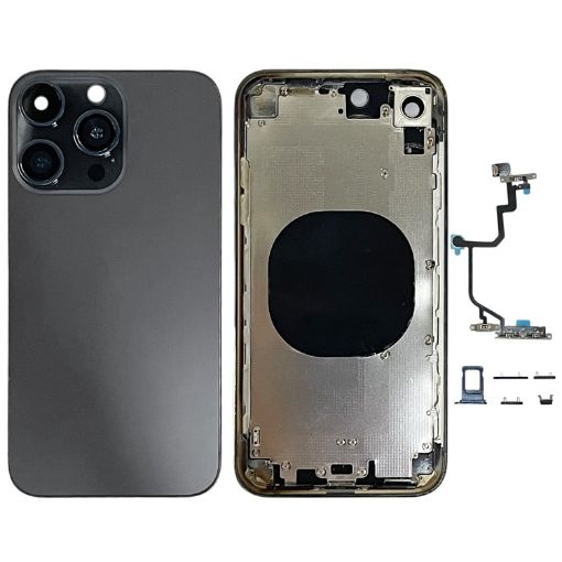 iPhone XR Black Back Cover iP15 Pro Lookalike - 1