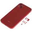 iPhone XR Back Housing Cover Red - iP13 Appearance Imitation - 2