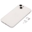 iPhone XR Back Housing Cover - iP13 Style Imitation (White) - 2
