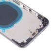 iPhone XS Black Back Cover with Camera Lens, SIM Tray & Side Keys - 4