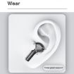 TWS Bluetooth Earphone with Noise Cancelling & Charging Box - White - 7