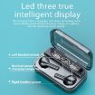 TWS Bluetooth Earphone with Noise Cancelling & Charging Box - White - 9